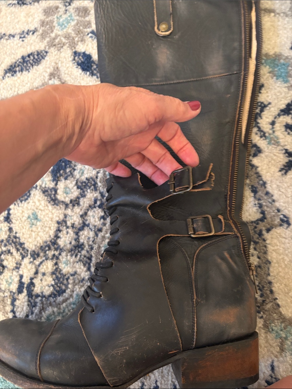 Freebird Saddle boot in Black